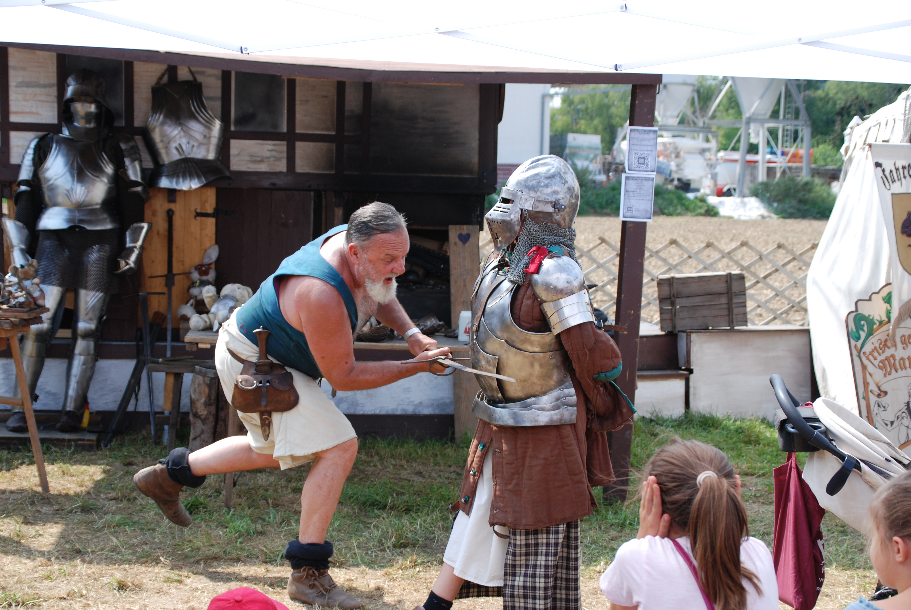 Handwerk beim Mittelalterfest
