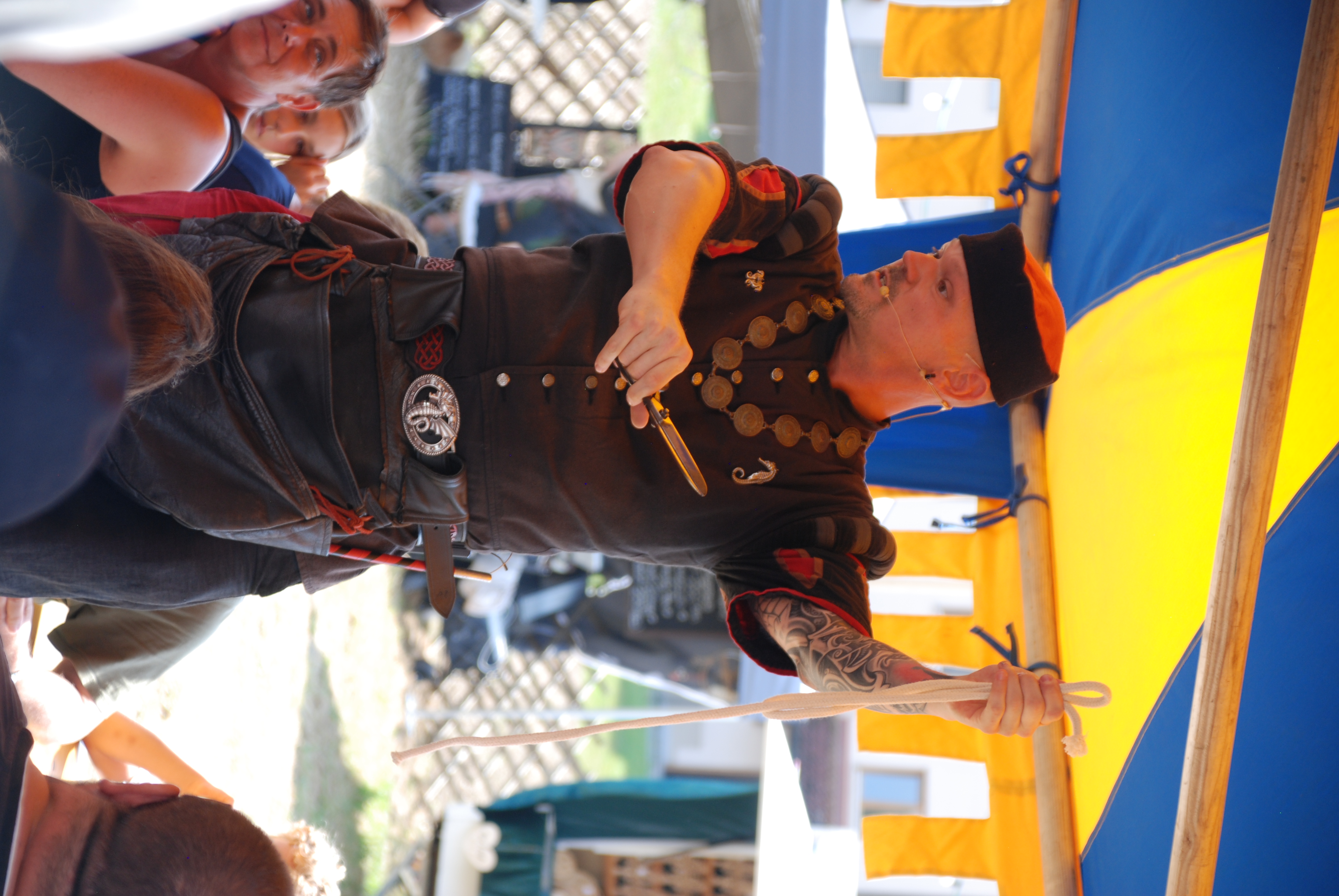 Gaukler beim Benefiz-Mittelalterfest