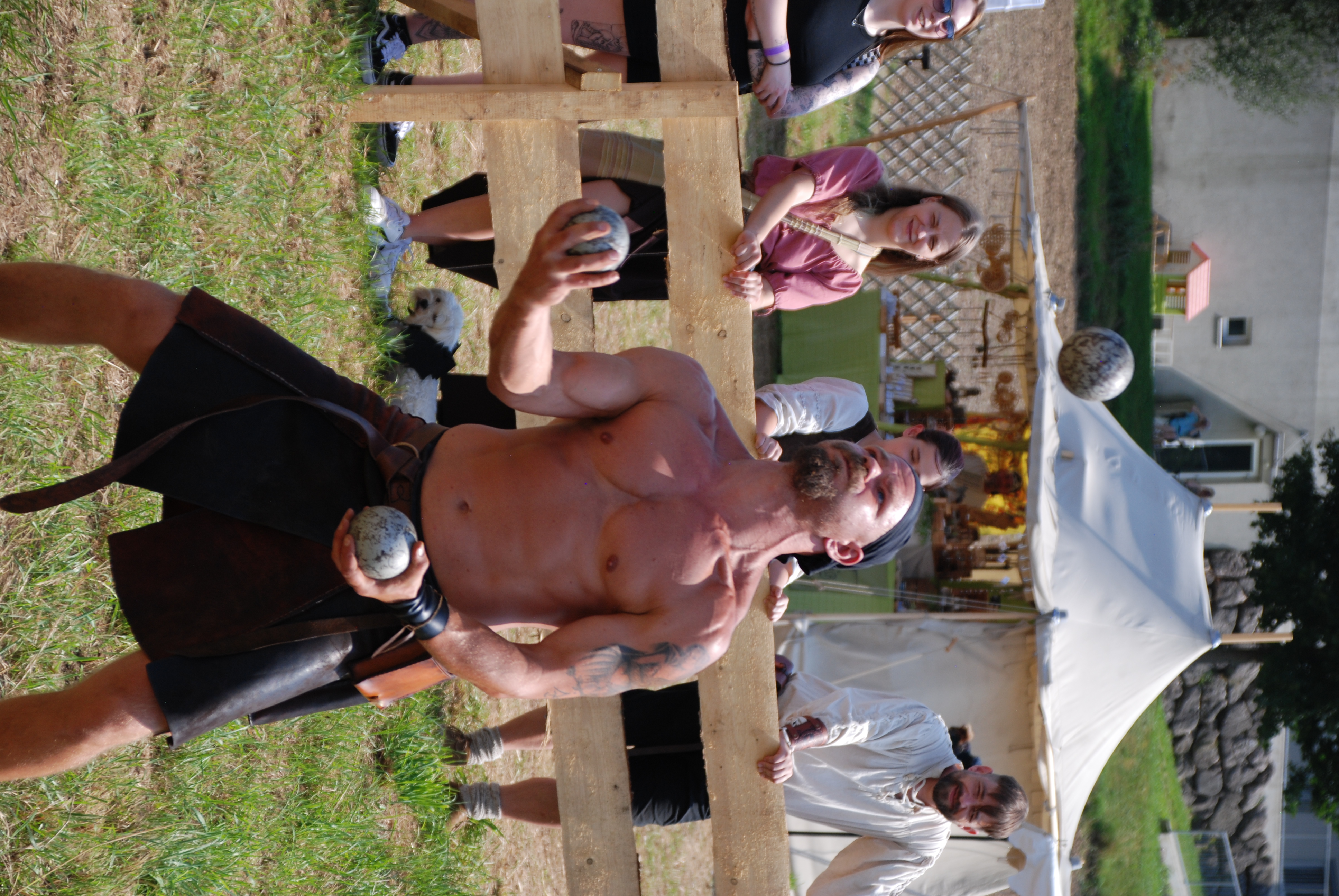 Vorführung beim Mittelalterfest Sipbachzell